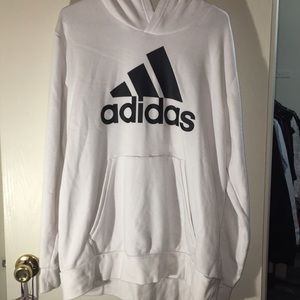 White Adidas Hoodie